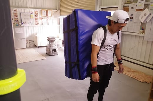 持ち運び安全マット 200cm-100cm-15cm