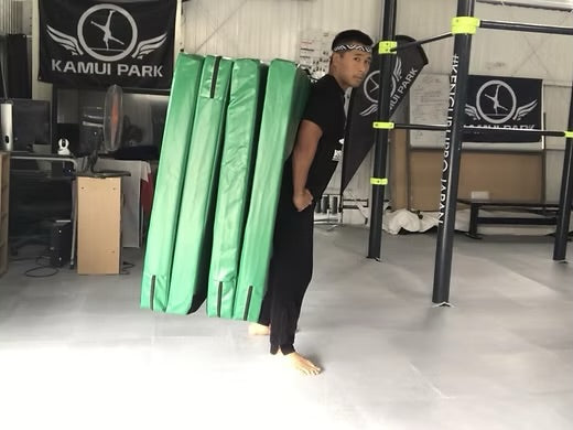 特大サイズ持ち運び安全マット 400cm200cm-10cm